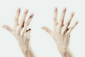 Hands displaying a variety of finger positions, illustrating flexibility and dexterity, relevant to discussions on home maintenance and air quality improvement through duct cleaning.
